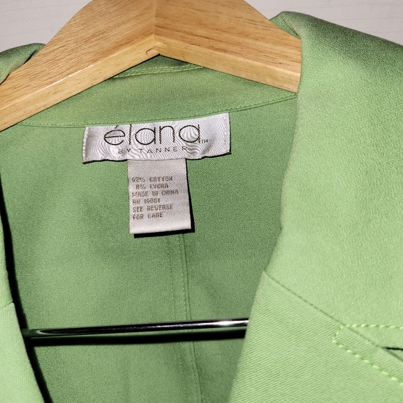 Elana by Tanner Casual Green Jacket - Picture 2 of 8